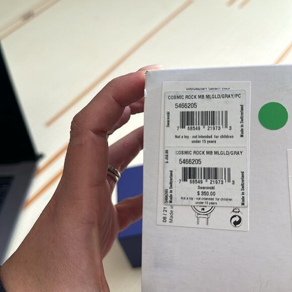 Swarovski Cosmic Rock Watch - Metal Bracelet - Black - Rose Gold Tone - Picture 3 of 3